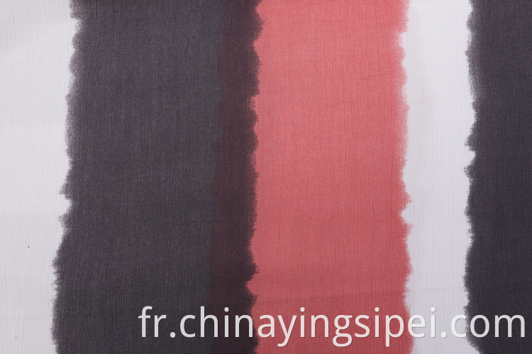 RAYON CRINKLE PRINTED DYED